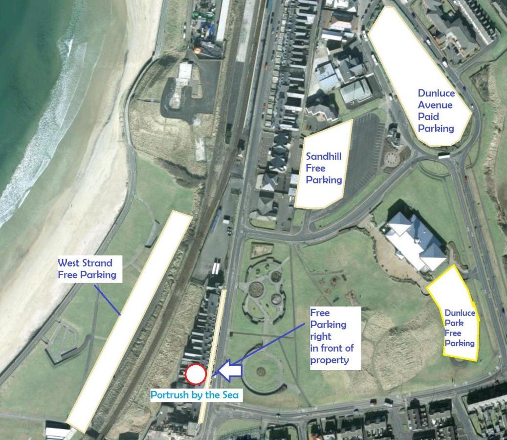 شقة 5 Dunluce Park - Portrush By The Sea المظهر الخارجي الصورة